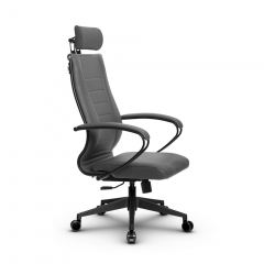 Кресло офисное Метта МЕТТА Комплект 34, Основание 17832 Комплект 4 Серое