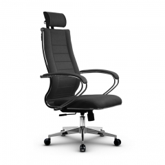 Кресло офисное Метта METTA B 2m 34P/K127, Основание 17834 Комплект 3 Темно-серое