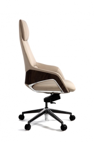 Кресло руководителя Норден Шопен FK 0005-A BEIGE LEATHER