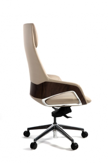 Кресло руководителя Норден Шопен FK 0005-A BEIGE LEATHER