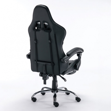 Кресло компьютерное BRABIX BRABIX Dexter GM-135 подножка Черное