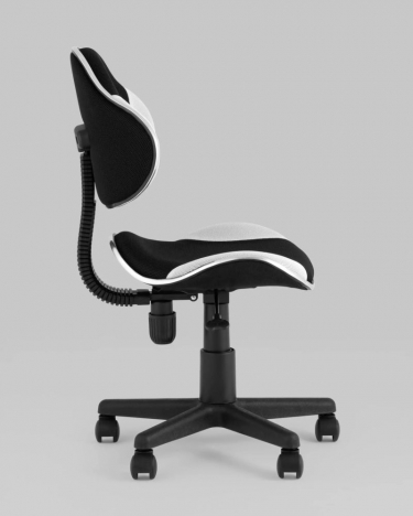 Стул офисный Stool Group QZY Черно-белый