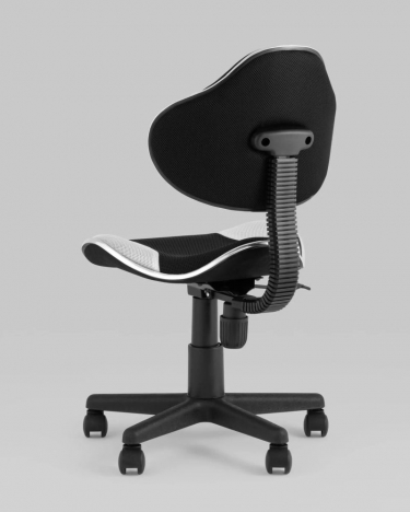 Стул офисный Stool Group QZY Черно-белый