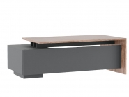 Стол письменный на опорной тумбе POINTEX DALI DLI37210032 Орех Антрацит