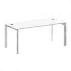 Стол рабочий руководителя на П-образном м/к Рива ONIX DIRECT LUX M-O.MP-SRR-5.8 Белый бриллиант