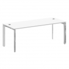 Стол рабочий руководителя на П-образном м/к Рива ONIX DIRECT LUX M-O.MP-SRR-6.8 Белый бриллиант