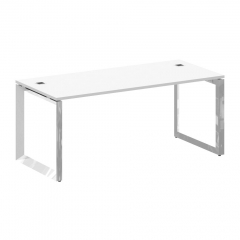 Стол рабочий руководителя на О-образном м/к Рива ONIX DIRECT LUX M-O.MO-SRR-5.8 Белый бриллиант