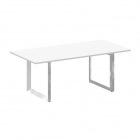 Стол переговорный на О-образном м/к Рива ONIX DIRECT LUX M-O.MO-PRG-19 Белый бриллиант