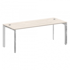 Стол рабочий руководителя на П-образном м/к Рива ONIX DIRECT LUX M-O.MP-SRR-6.8 Денвер светлый