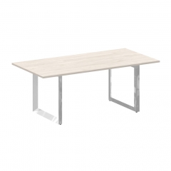 Стол переговорный на О-образном м/к Рива ONIX DIRECT LUX M-O.MO-PRG-19 Денвер светлый