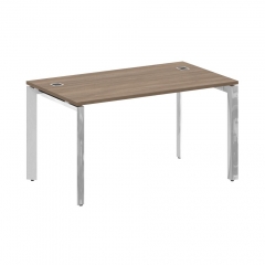 Стол рабочий руководителя на П-образном м/к Рива ONIX DIRECT LUX M-O.MP-SRR-3.8 Тиквуд темный