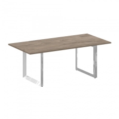 Стол переговорный на О-образном м/к Рива ONIX DIRECT LUX M-O.MO-PRG-19 Тиквуд темный