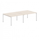 Стол четырехместный Skyland XTEN-S XWST 2814 Бук тиара/серый