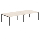 Стол четырехместный Skyland XTEN-S XWST 3214 Бук тиара/антрацит