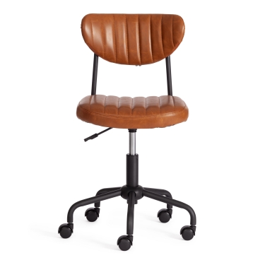 Кресло Tetchair SLIM иск. кожа, Brown коричневый