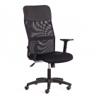 Кресло Tetchair PRACTIC PLT ткань/кож/зам, черный, TW-11 / W-11 / 36-6