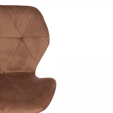 Офисное кресло Tetchair Recaro mod.007 / 1 шт. в упаковке металл, вельвет, 45x74+10см, коричневый HLR11
