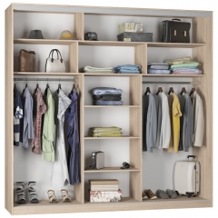 Шкаф-купе Аларти B-230х235х60-1Венге-D7D8D7