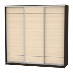 Шкаф-купе Аларти B-230х235х60-2Венге-ДМ-D7D7D7