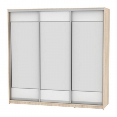 Шкаф-купе Аларти B-230х235х60-2ДСС-Белый-D8D8D8