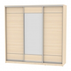 Шкаф-купе Аларти B-230х235х60-3ДМ-D7D8D7