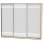 Шкаф-купе Аларти B-230х270х60-2ДСС-Белый-D10D10D10