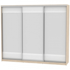 Шкаф-купе Аларти B-230х270х60-2ДСС-Белый-D10D10D10