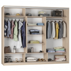 Шкаф-купе Аларти B-230х270х60-2Белый-D7D8D7