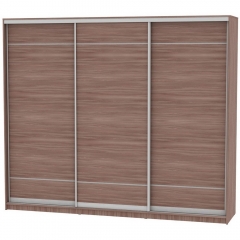 Шкаф-купе Аларти B-230х270х60-3ЯШТ-D7D7D7