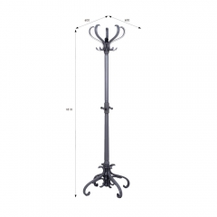 Вешалка напольная Мебелик В 2Н Серый
