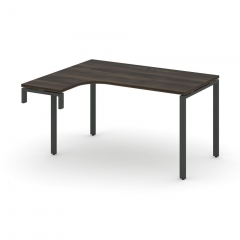 Стол-надставка на опорную тумбу левый Рива CONCEPT CN.OSAN-001L Дуб Мали Черный