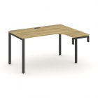 Стол-надставка на опорную тумбу правый Рива CONCEPT CN.OSAN-001R Дуб Винченцо Антрацит