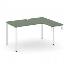 Стол-надставка на опорную тумбу правый Рива CONCEPT CN.OSAN-001R Кобо Белый