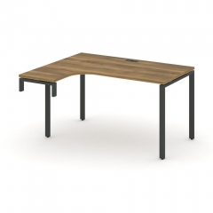 Стол-надставка на опорную тумбу левый Рива CONCEPT CN.OSAN-002L Сандал Янтарный Антрацит