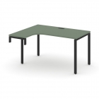 Стол-надставка на опорную тумбу левый Рива CONCEPT CN.OSAN-002L Кобо Черный