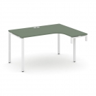 Стол-надставка на опорную тумбу правый Рива CONCEPT CN.OSAN-002R Дуб Винченцо Белый