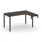 Стол-надставка на опорную тумбу правый Рива CONCEPT CN.OSAN-002R Дуб Мали Черный