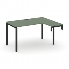 Стол-надставка на опорную тумбу правый Рива CONCEPT CN.OSAN-002R Кобо Черный