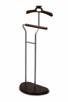 Вешалка костюмная Мебелик Д 10 Металлик/темно-коричневый