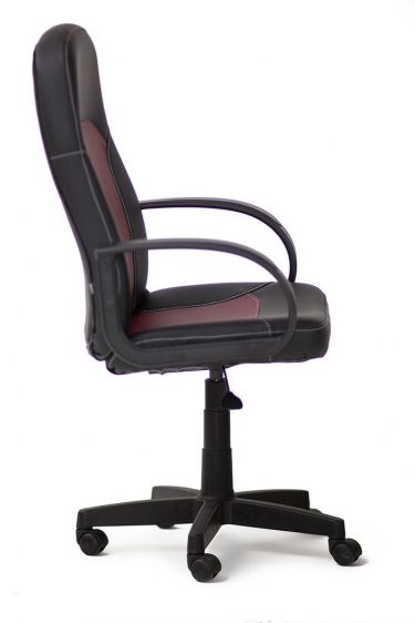 Кресло руководителя Tetchair Parma черный+бордо