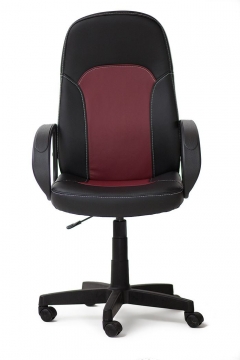 Кресло руководителя Tetchair Parma черный+бордо