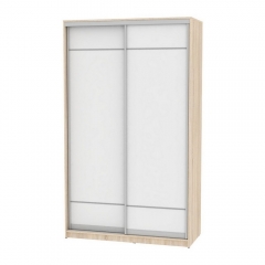 Шкаф-купе Аларти B-220х135х60-1ДСС-Белый-D7D7