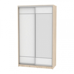 Шкаф-купе Аларти B-220х135х60-1ДСС-Белый-D9D10