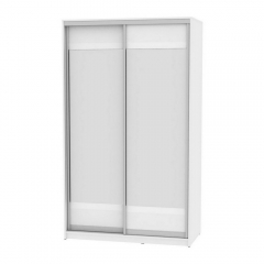 Шкаф-купе Аларти B-220х135х60-2Белый-D10D10