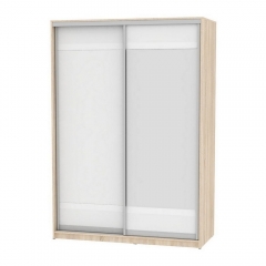 Шкаф-купе Аларти B-220х160х60-1ДСС-Белый-D9D10