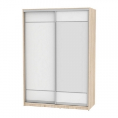 Шкаф-купе Аларти B-220х160х60-2ДСС-Белый-D7D8