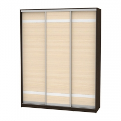 Шкаф-купе Аларти B-220х180х60-1Венге-ДМ-D9D9D9