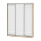 Шкаф-купе Аларти B-220х180х60-2ДСС-Белый-D9D9D9