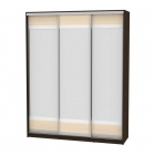 Шкаф-купе Аларти B-220х180х60-2Венге-ДМ-D10D10D10