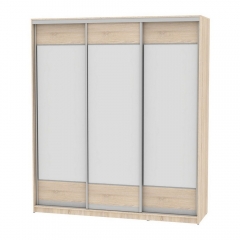 Шкаф-купе Аларти B-220х200х60-3ДСС-D8D8D8